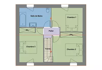 Maison neuve, 73 m²