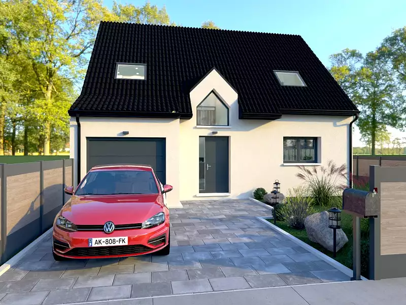 Maison neuve, 114,41 m² - Mazingarbe (62670)