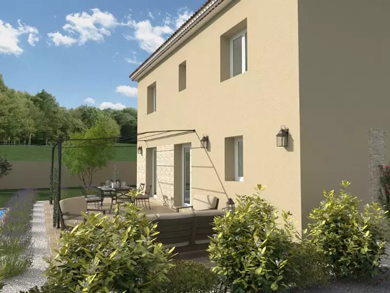 Maison neuve, 129 m² - Villecroze (83690)