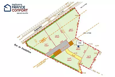 Terrain à bâtir, 821 m²