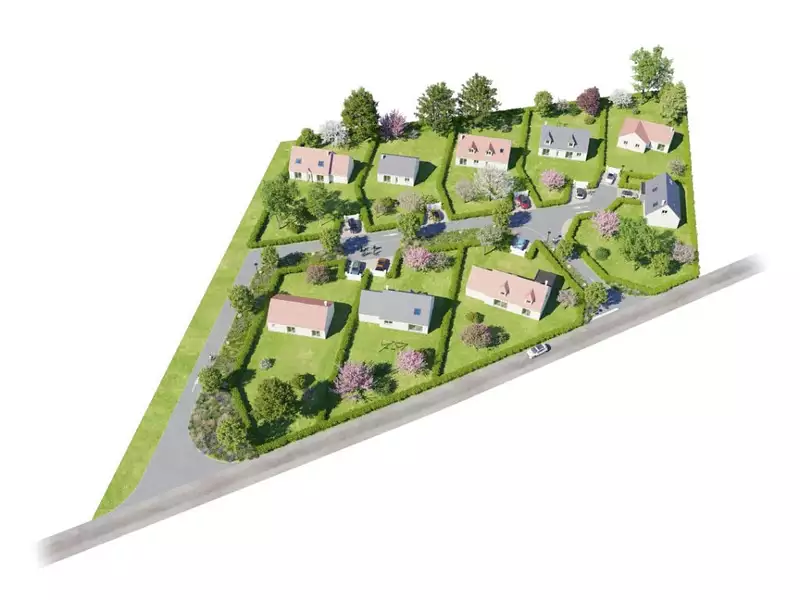 Maison neuve, 100 m² - Saint-Denis-des-Monts (27520)