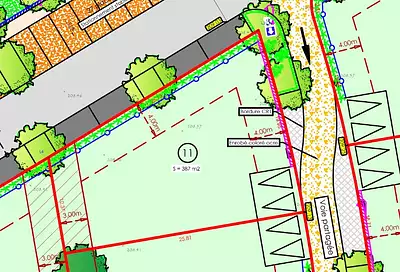 Terrain à bâtir, 387 m²