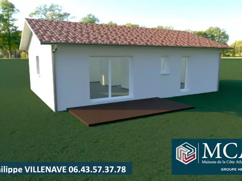 Maison neuve, 65 m² - Dax (40100)