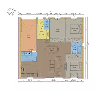 Maison neuve, 85 m²