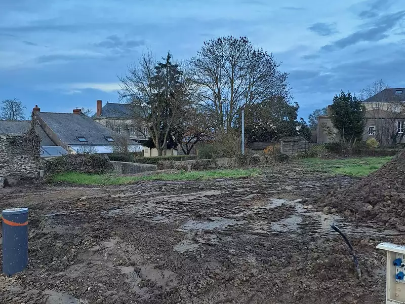 Terrain à bâtir, 440 m² - La Pommeraye (49620)