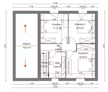Maison neuve, 94 m²