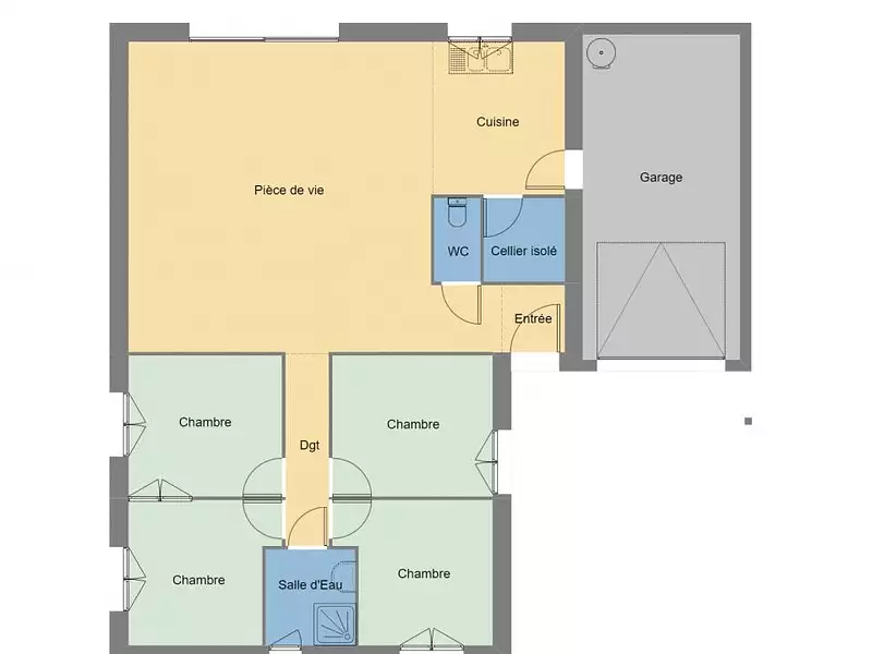 Maison neuve, 80 m² - Haute-Goulaine (44115)