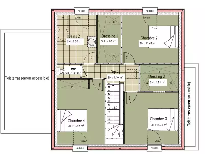 Maison neuve, 120 m² - Yvré-l'Evêque (72530)
