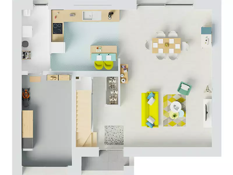Maison neuve, 118 m² - Aix-Noulette (62160)