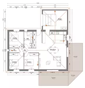 Maison neuve, 90 m²