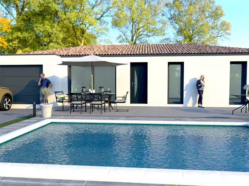 Maison neuve, 89 m² - Villesèquelande (11170)