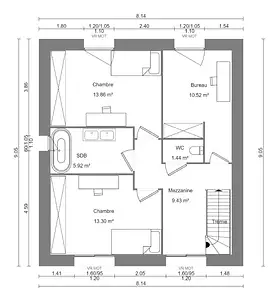 Maison neuve, 145 m²