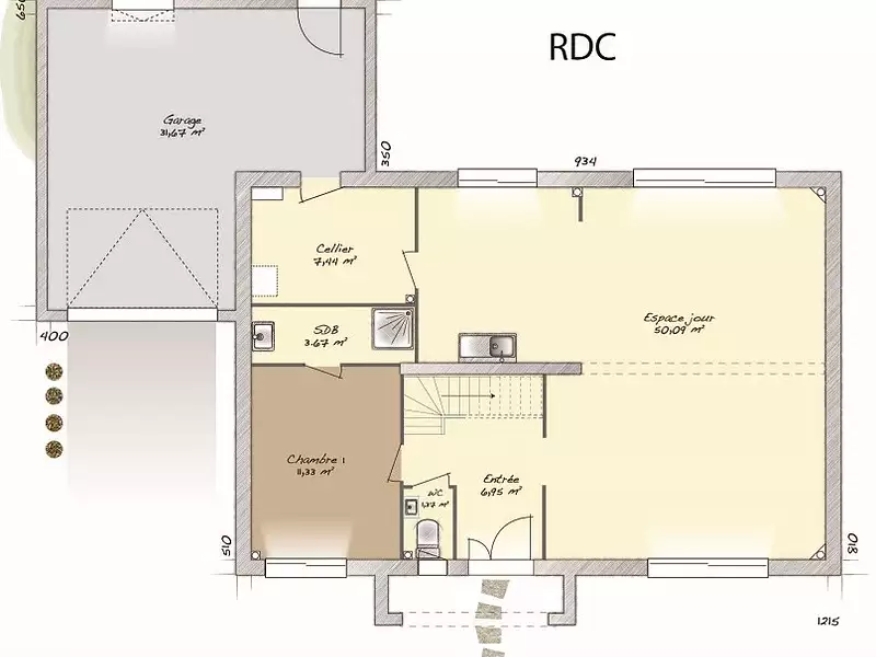 Maison neuve, 186 m² - Domont (95330)