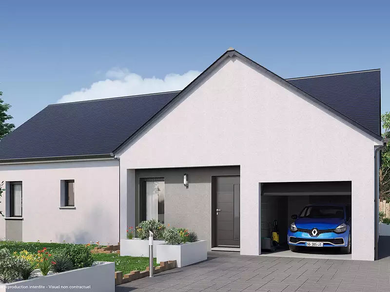 Maison neuve, 83 m² - Guipel (35440)