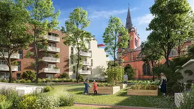 En plein cœur de ville