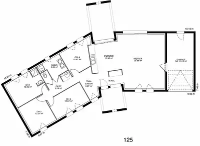 Maison neuve, 125 m²