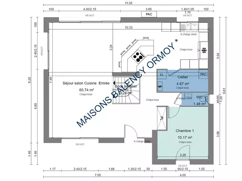 Maison neuve, 140 m² - Villejust (91140)