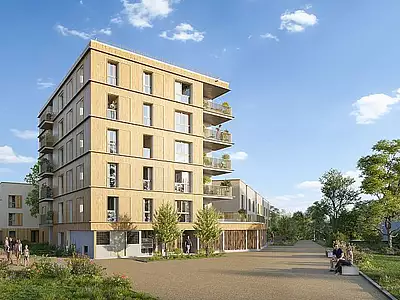 Programme neuf ILLKIRCH - LE XV DE L'ILL - BRS à Illkirch-Graffenstaden (67400) – Habitat de l'ill