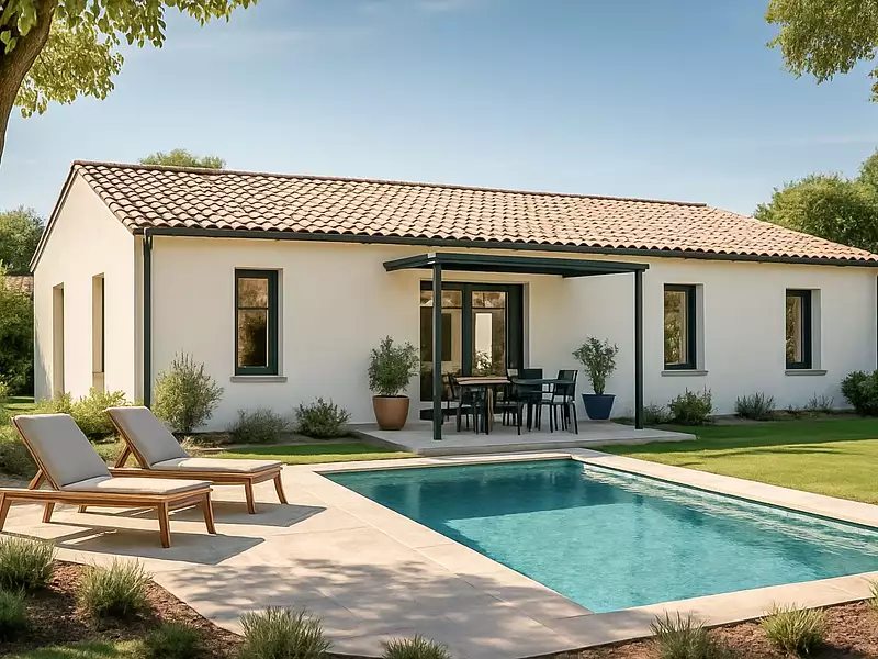 VILLA 90 m² - Saint-Jean-de-Fos (34150)