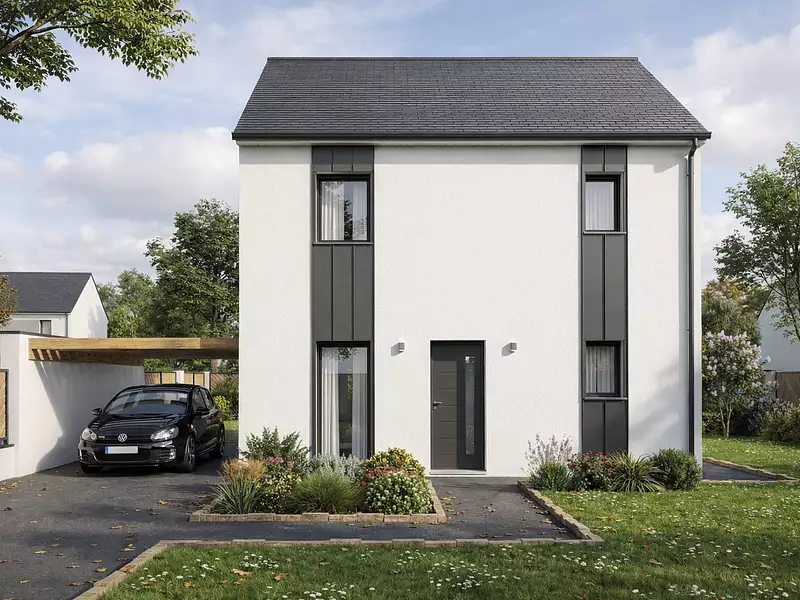 Maison neuve, 90 m² - Mohon (56490)