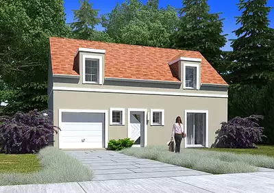 Maison neuve, 98,31 m²