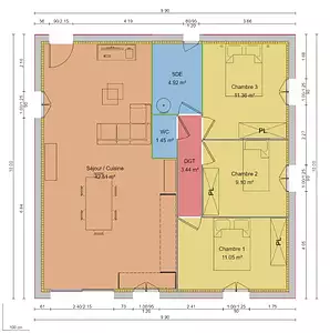 Maison neuve, 80 m²