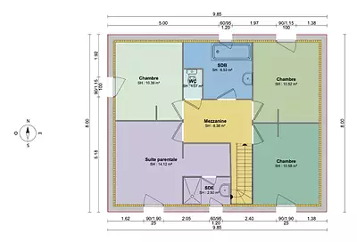 Maison neuve, 124 m²