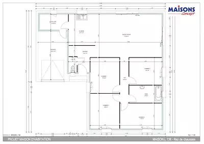 Maison neuve, 93 m²