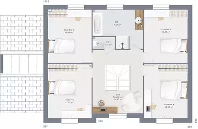 Maison neuve, 155 m²