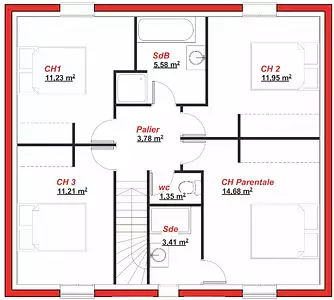 Maison neuve, 129 m²