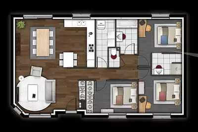 Maison neuve, 96 m²