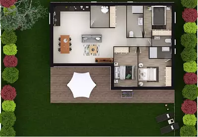 Maison neuve, 95 m²