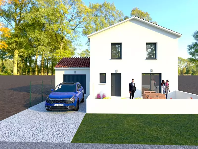 Maison neuve, 88,5 m² - Décines-Charpieu (69150)