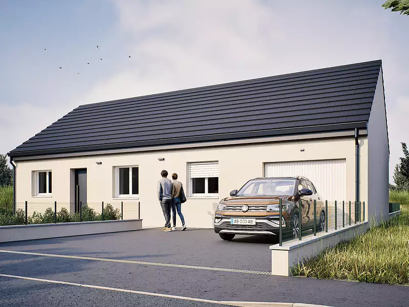 Maison neuve, 73,01 m² - Grainville-sur-Odon (14210)