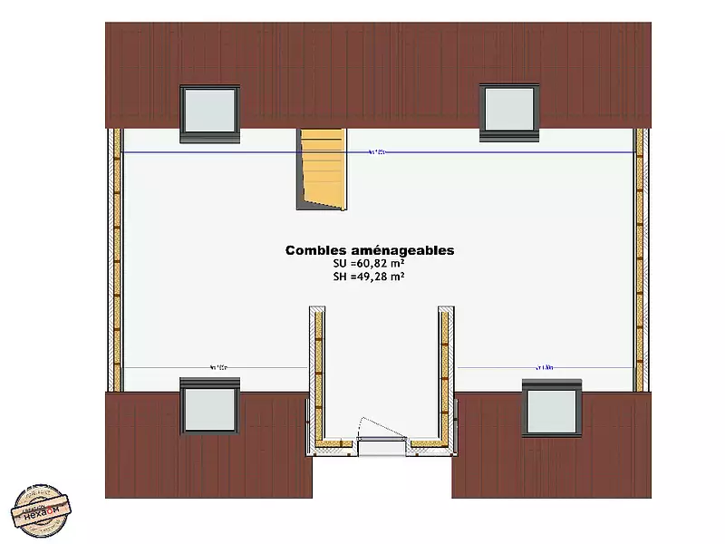 Maison neuve, 100 m² - Aix-Noulette (62160)