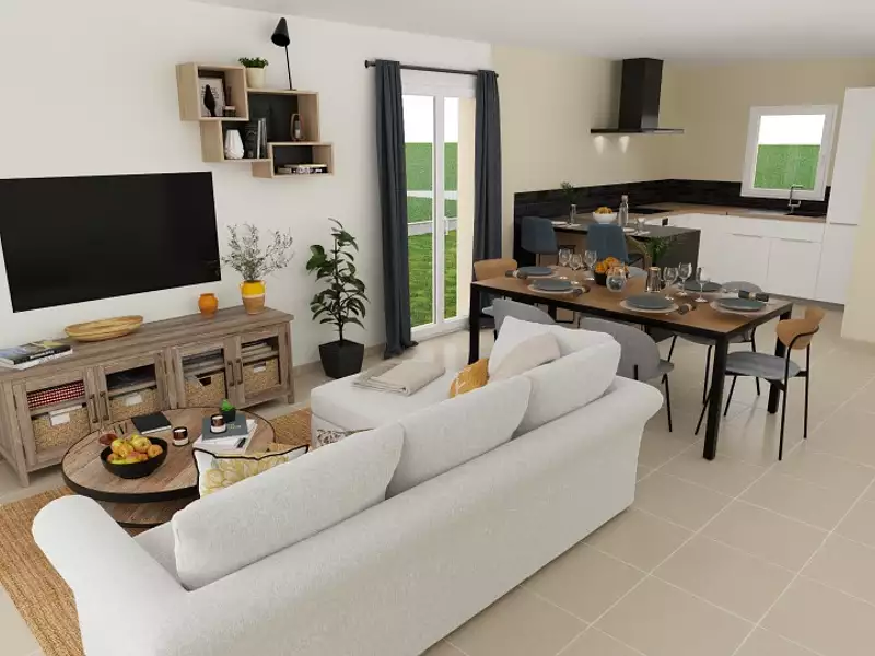 Maison neuve, 75 m² - Le Breuil-en-Auge (14130)
