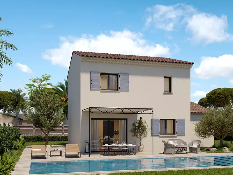 Maison neuve, 78 m² - Vers-Pont-du-Gard (30210)