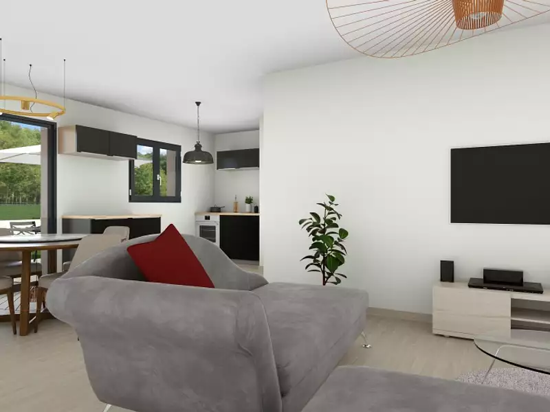 Maison neuve, 88 m² - Sénas (13560)