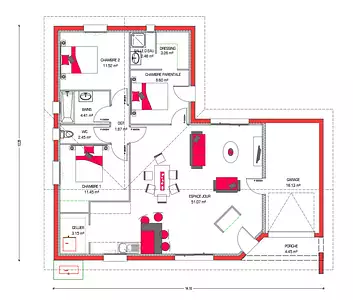 Maison neuve, 100 m²