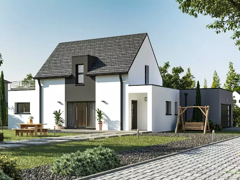 Maison neuve, 106 m² - Lannilis (29870)
