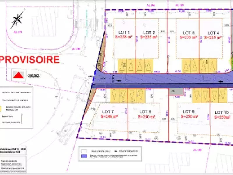 Terrain à bâtir, 235 m² - Saint-André-de-Sangonis (34725)