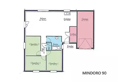 Maison neuve, 96 m²