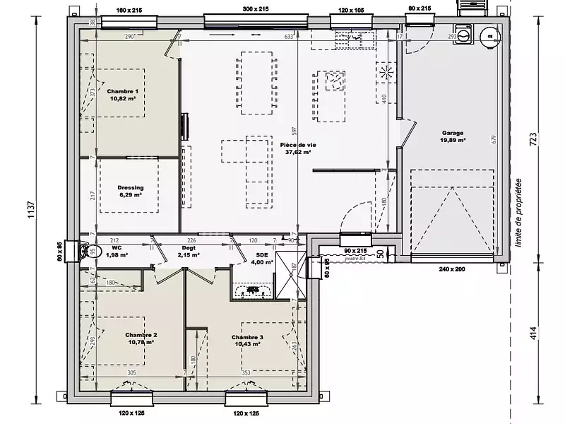 Maison neuve, 84 m² - Touvois (44650)