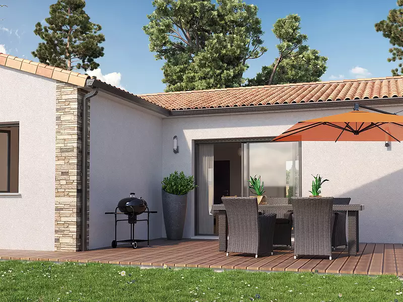 Maison neuve, 86 m² - Arès (33740)