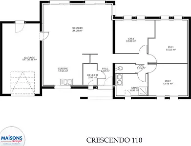 Maison neuve, 85 m²