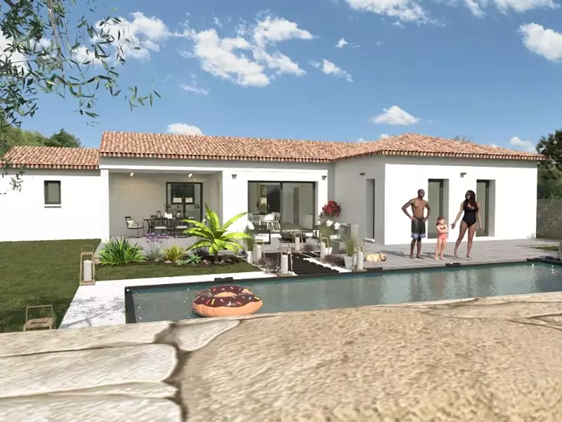 Maison neuve, 100 m² - Allan (26780)
