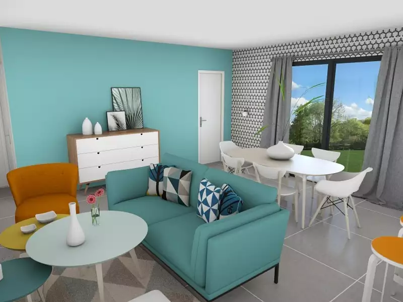 Maison neuve, 74 m² - Harfleur (76700)