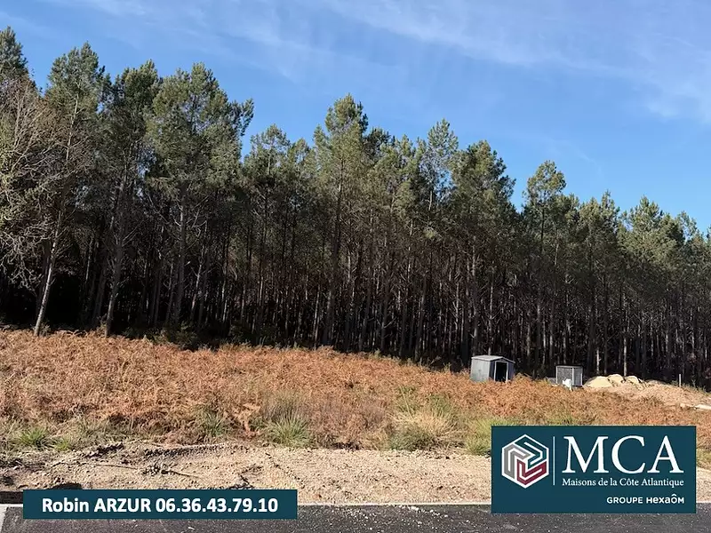 Terrain à bâtir, 850 m² - Vielle-Saint-Girons (40560)