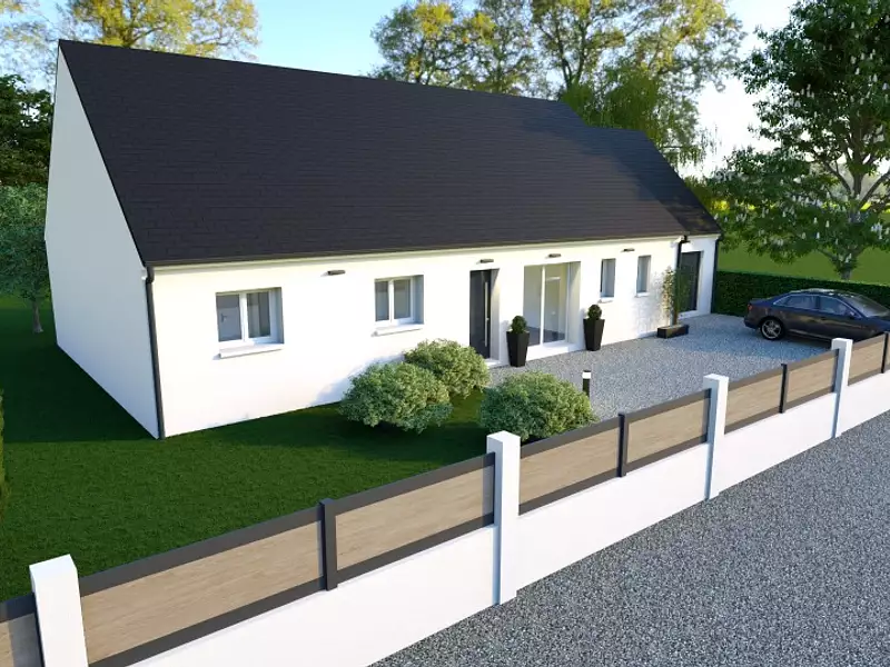 Maison neuve, 110 m² - Noyant-de-Touraine (37800)