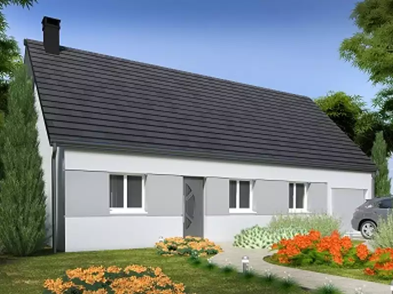 Maison neuve, 72,75 m² - Carpiquet (14650)